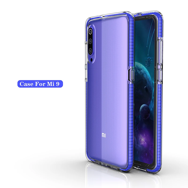 For Xiaomi Redmi 5 Plus Note 5 Pro 6 6A Pro Luxury Transparent Two-tone Frame Phone Case Bumper Shockproof Non-slip Cover Caqa