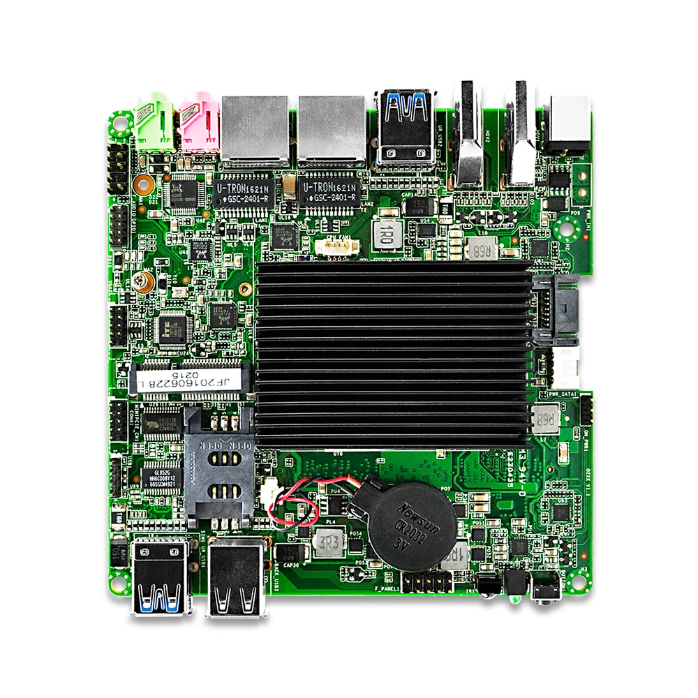  OEM Qotom mini pc board Q3060G2-P celeron J3060 dual core Low Power 6W 3Display Fanless support win