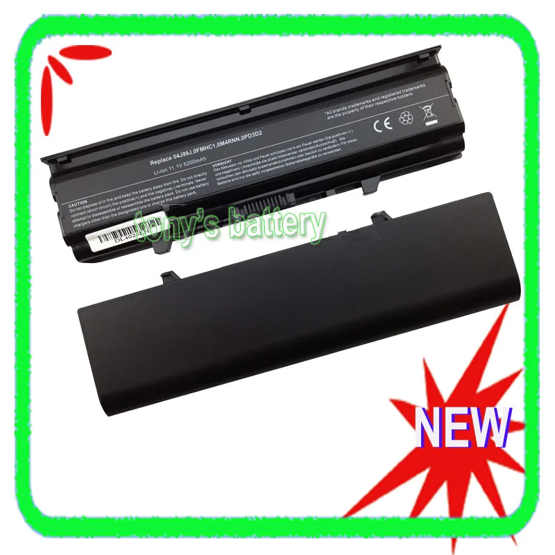 

6 Cell Battery For Dell Inspiron 14VR 14V M4010 N4020 N4030 N4030D M4050 04J99J 0M4RNN TKV2V KG9KY