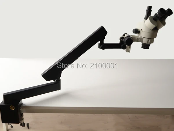 FREE SHIPPING 7X 90X STEREO ZOOM MICROSCOPE ARTICULATING STAND MICROSCOPE SZM2 0X LENS