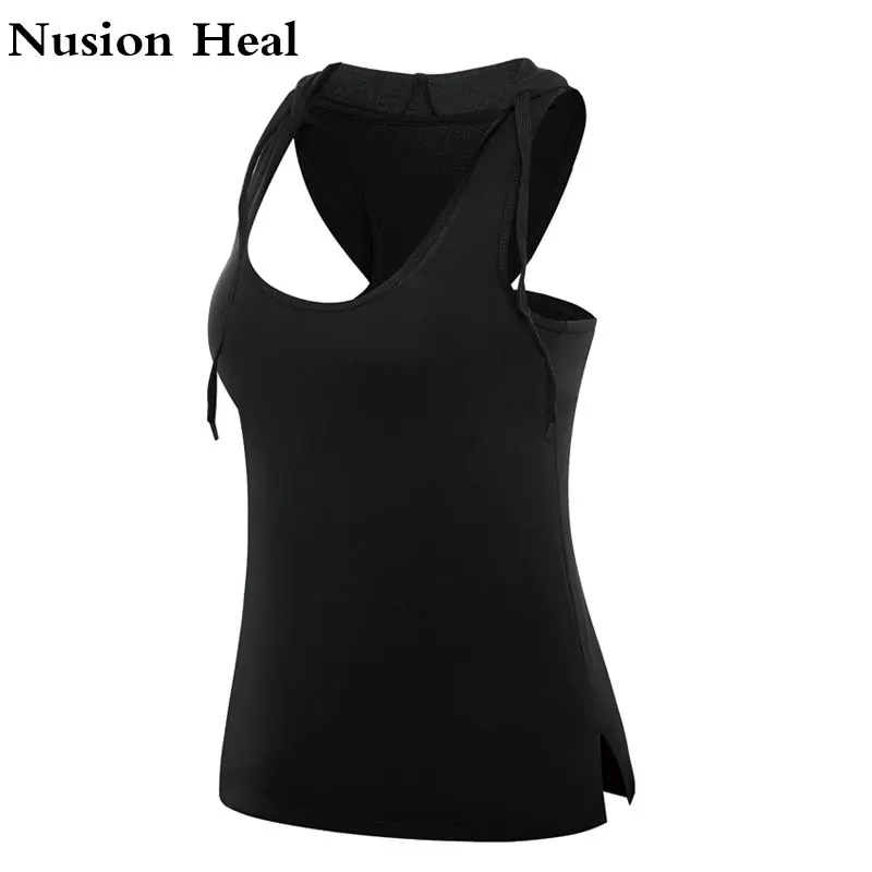 

Super Deal Women Gym White Yoga Crop Tops Yoga Shirts Sleeveless Workout Tops Fitness Running Sport T-Shirts Yoga Sportswear