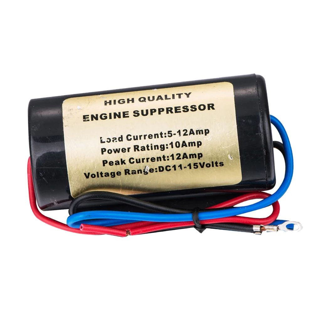 2019 New DC 12V Power Rating 12AMP Auto SUV Noise Audio Filter Kill Hum Engine Wine Stereo Installation 61x36mm