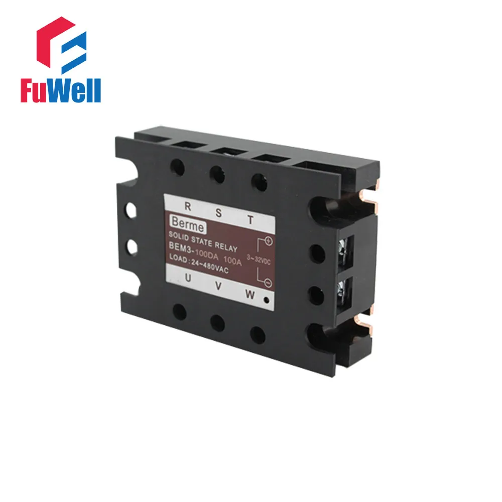 

3 фазы твердотельные реле SSR DC-AC 100DA