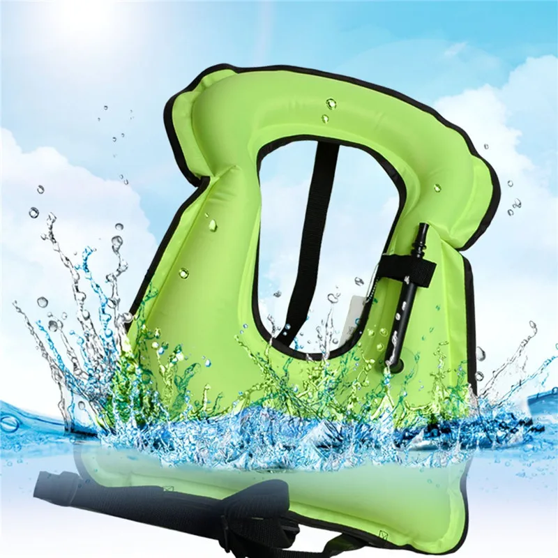 Высокое качество Регулируемый складной Портативный спасательный жилет для взрослых Chlid продуваемого надувные безопасный для плавания