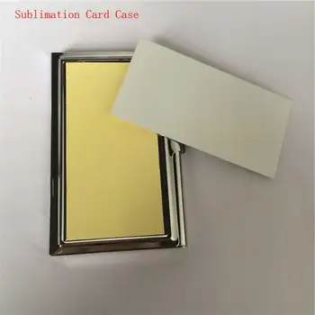 

new arrival sublimaton new blank metal Card ID Holders Case DIY good quality blank hot transfer printing consumables 5pcs/lot