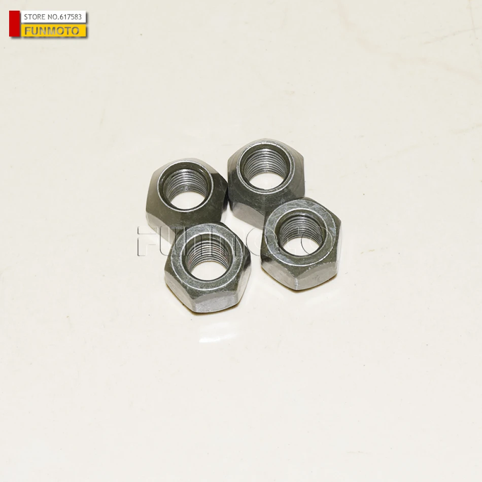4 PIECES FRONT AND REAR WHEEL RIM NUT FOR JIANSHE 250ATV 400ATV