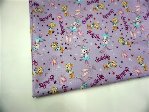 145*90 см Duffy stellalou Rabbit Bear Fiber Ткань водонепроницаемая ткань Оксфорд для лоскутов ПВХ DIY швейная скатерть сумка плащ - Цвет: 3