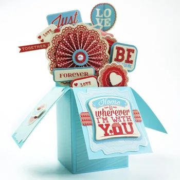 

Eno Greeting Eno Greeting Valentine Pop Up Box Card Making Kit Birthday Wedding Gift 3D Greeting Card In A Box
