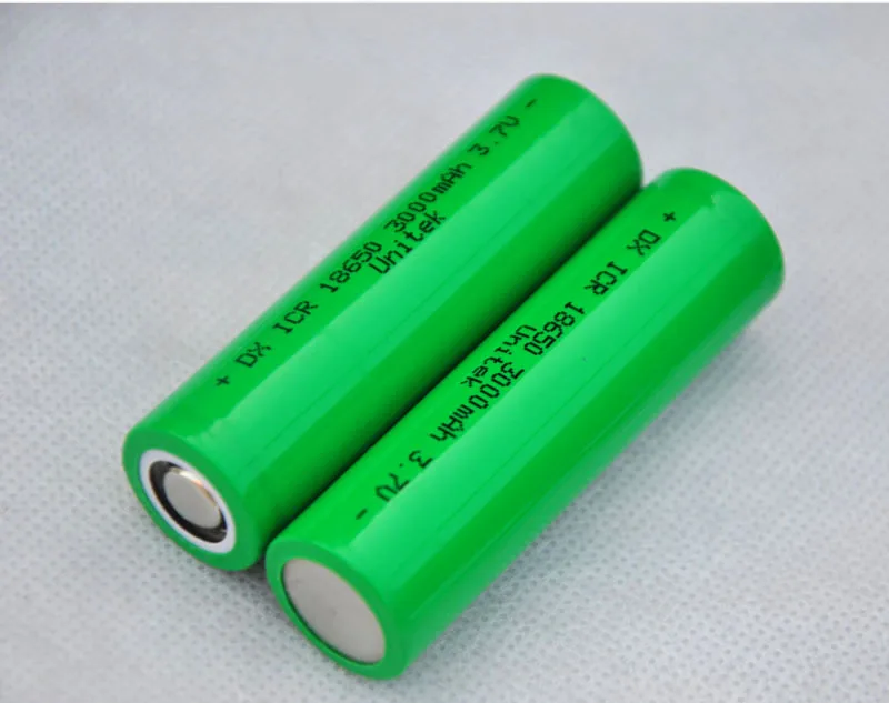 10PCS-UNITEK-3-7v-ICR-18650-li-ion-battery-3000mah-rechargeable-lithium-cell-for-led-flashlight