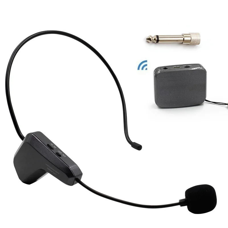 New Arrival 2.4G FM Wireless Headset Microphone Radio Headband