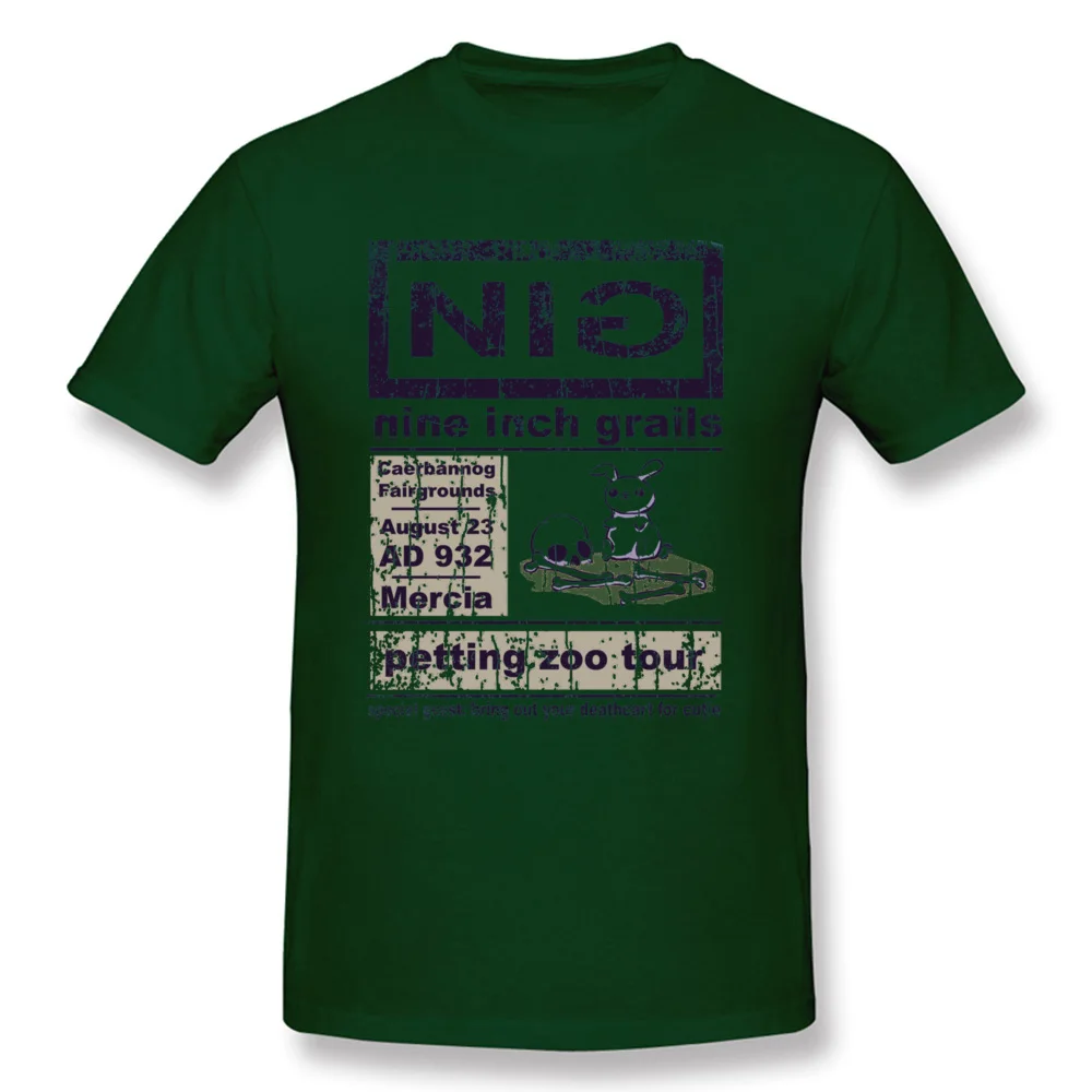 Nine Inch Grails 15541 T-Shirt for Men Design NEW YEAR DAY Tops Shirts Short Sleeve 2018 Discount T-shirts Crewneck Cotton Nine Inch Grails 15541 dark