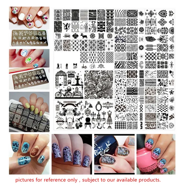 fingernagel muster schne tiere marken zeichnungen dekorative alle runde muster drucker platte nail art werkzeug - Fingernagel Muster fingernagel muster schne tiere marken zeichnungen dekorative alle runde muster drucker platte nail art werkzeug - Fingernagel Muster