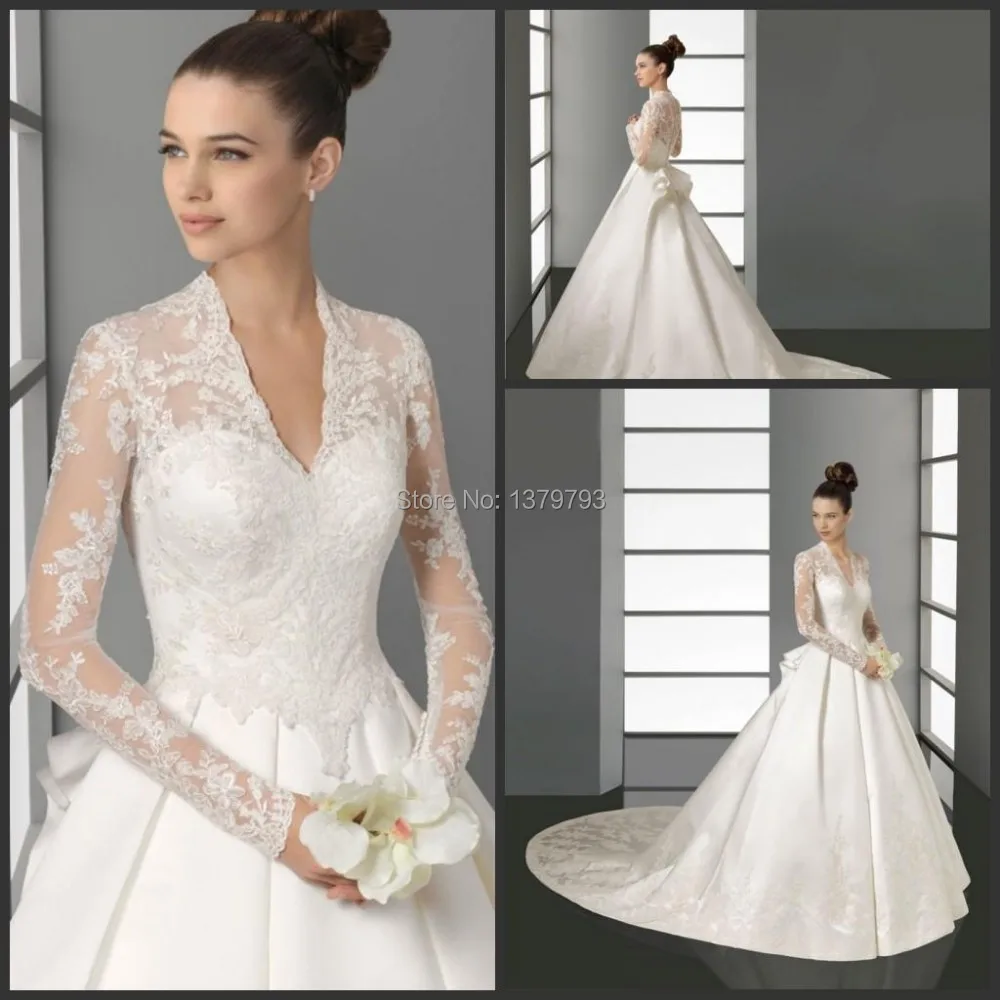 New Arrivals Princess Style Greek Vintage V Neck Liqued Lace Long New Arrivals Princess Style Greek Vintage V Neck Liqued Lace Long Sleeve A Line Puffy Wedding Dresses In From Weddings Events On