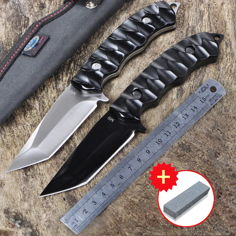 Voltron outdoor climbing camping high hardness survival knife, portable