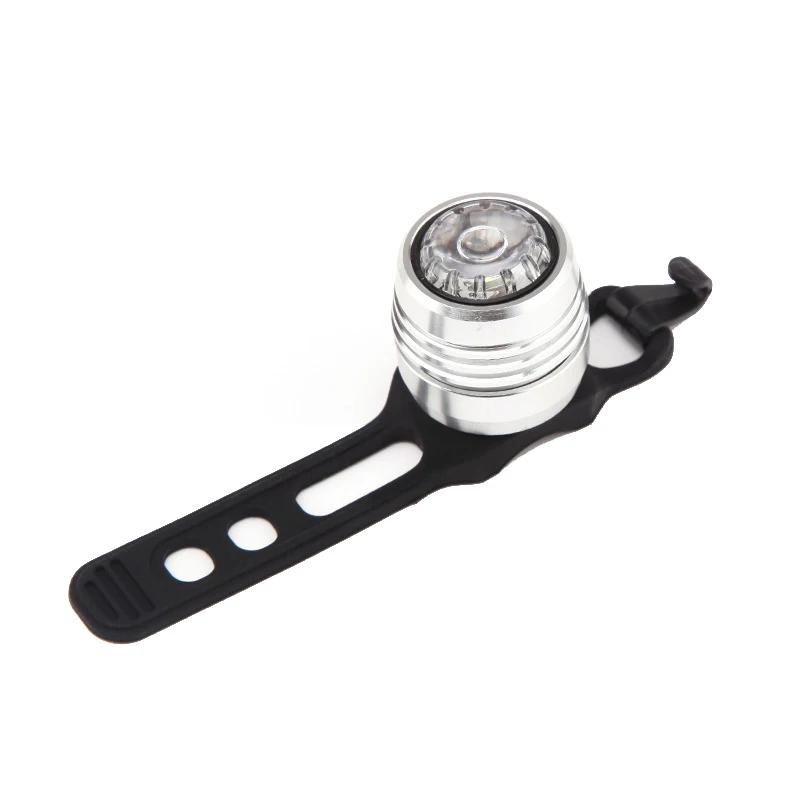 

Generic Bicycle lamp front light taillight LED lighting taillight color: silver white light