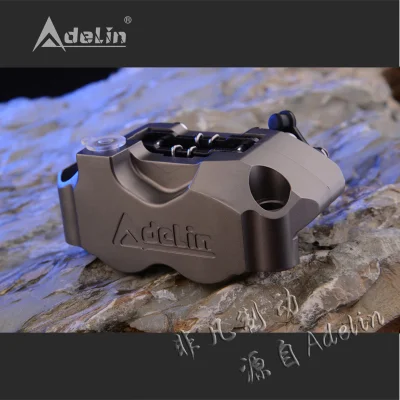ADELIN ADL-1 тормозной суппорт главный цилиндр диск для мотоцикла тормозной скутер НДС для Honda Suzuki Vespa Yamaha радиальный стоп-сигнальный суппорт - Цвет: Серый