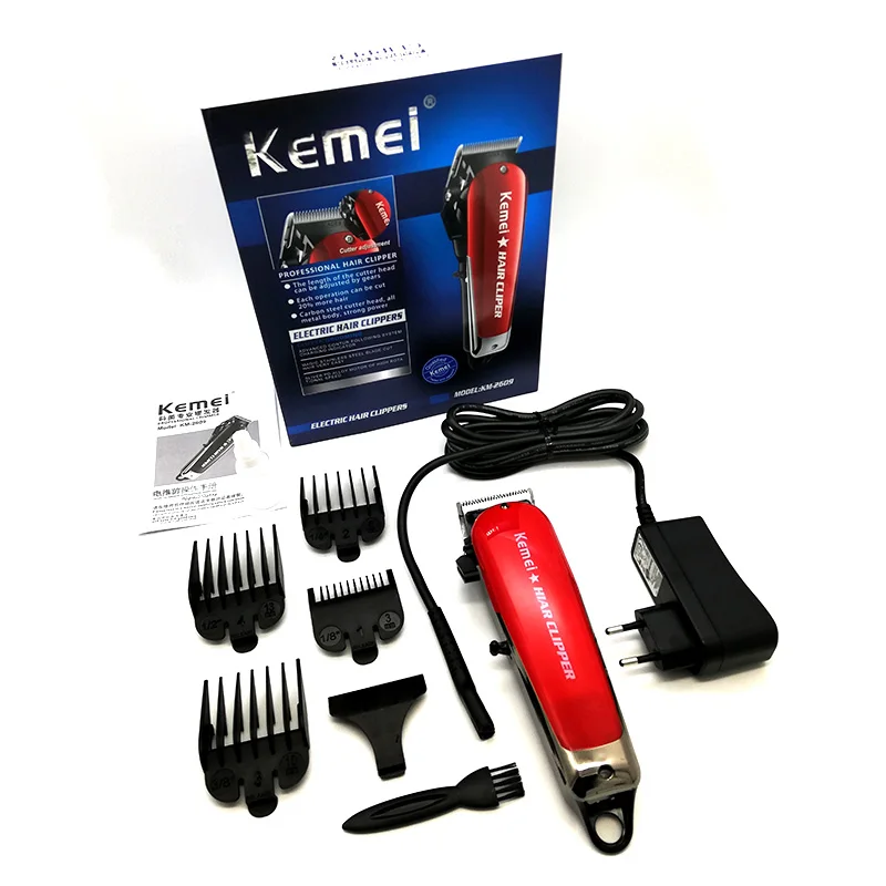 Máquina de Cortar Aparador de Cabelo para Homens Cortador de Cabelo Máquina de Corte de Cabelo Salão de Beleza Kemei Barbeiro Poderosa Cabelo Profissional Elétrico Cortador 9 w 8 Eletrodomésticos