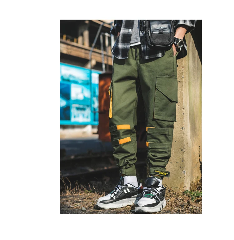 Privathinker мужские брюки-карго в стиле хип-хоп 2019 мужские японские уличные джоггеры брюки комбинезоны мужские повседневные хаки карманы