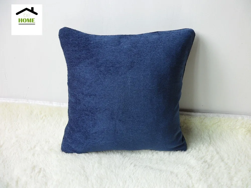 Be Home синяя Цветочная синель декоративная подушка для дивана наволочка
