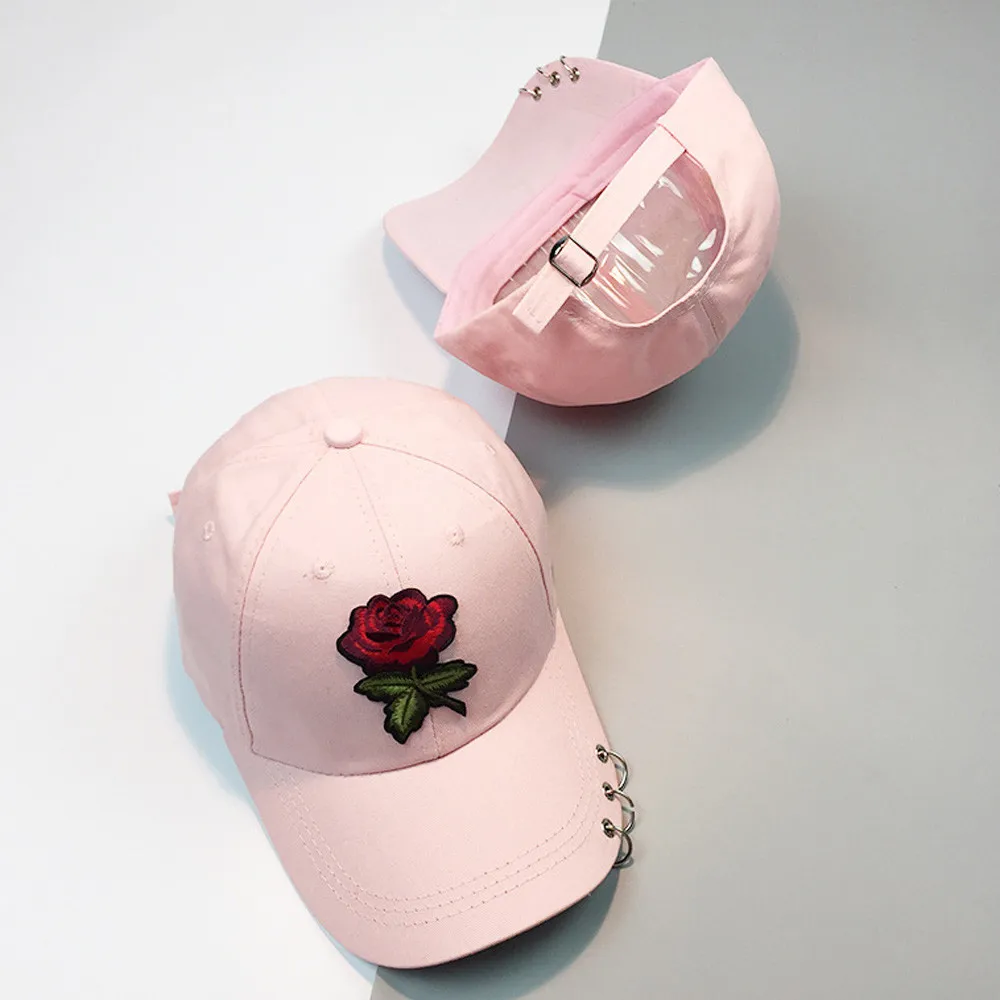 Feitong качественная Бейсболка Snapback шапка для женщин и мужчин пара RoseSummer кепка в