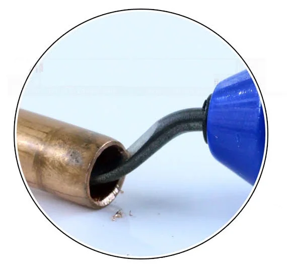 

1pc handy deburrer balde can be swivelled for copper pipe Pen-type reamer scraper