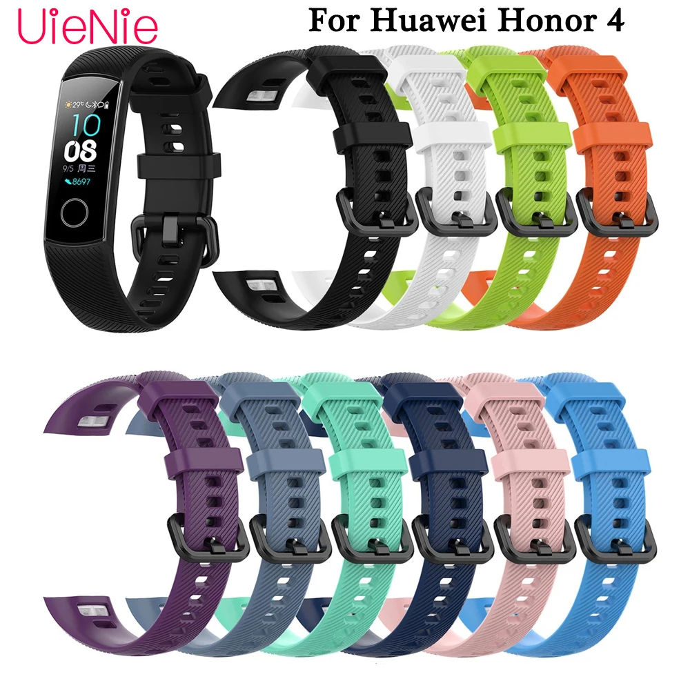 Ремешок силиконовый для Huawei Honor Band 4 Классический сменный Браслет смарт часов