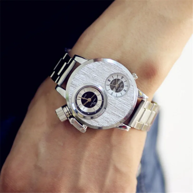 

Irisshine i0727 Watch Man Clock brand luxury gift unisex watch couple women Men Fashion 2 Movement Sports Large Dial Watch