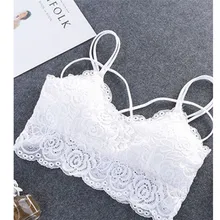 Новинка, сексуальный женский кружевной бюстгалтер на бретельках, кроп Топ, Цветочный Топ, женский топ на бретелях