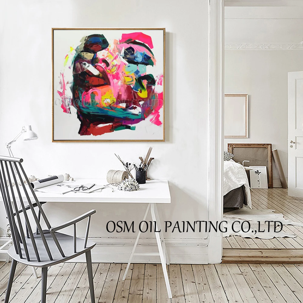 New-York-Modern-City-Architecture-Abstract-Wall-Art-Skyline-Oil-Painting-On-Prints-Home-Living-Room