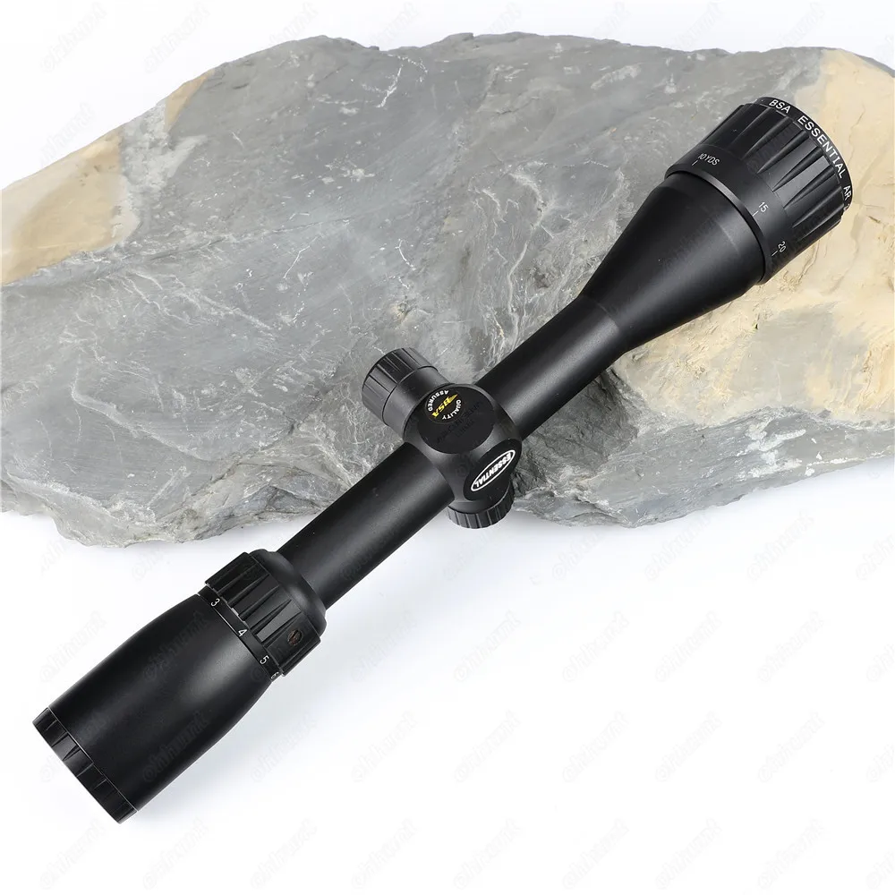 BSA الأساسية AR 3-9x40 AO الصيد البصريات الصيد Riflescopes ميل دوت شبكاني اطلاق النار مسدس هواء بندقية نطاقات البصر مع معدن غطاء للعدسات BSA الأساسية AR 3-9x40 AO الصيد البصريات الصيد Riflescopes ميل دوت شبكاني اطلاق النار مسدس هواء بندقية نطاقات البصر مع معدن غطاء للعدسات