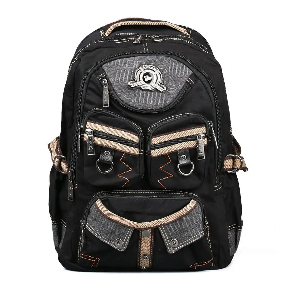 

RUIL backpack men's travel backpack 14.1 inch laptop bag ethnic special cloth bag