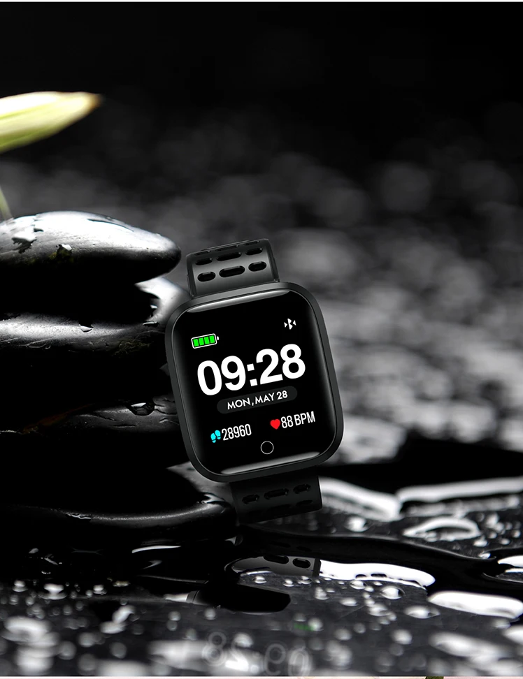 Torntisc Q8 Fitness Bracelet Heart Rate Blood Pressure monitor IP67 Waterproof smart band Sport Smart Watch Men For Android IOS Phone (20)