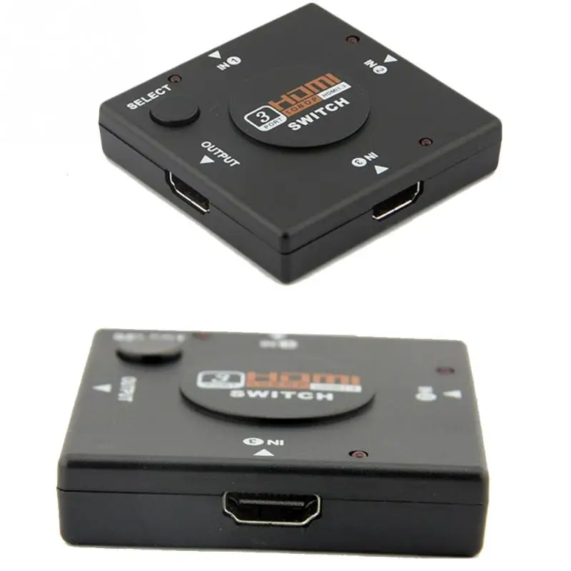 3 Port Hdmi Splitter Hub Box Auto Switch 3 In 1 Out