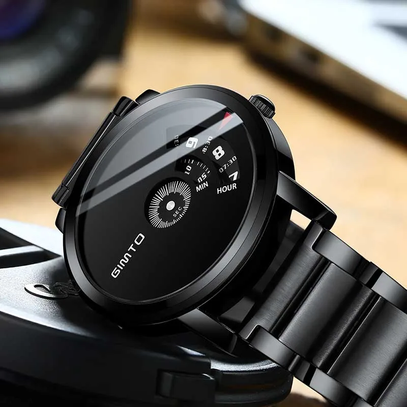 Men Watch Luxury Brand Steel Male Army Military Sport Wrist Watches Creative Turntable Waterproof C