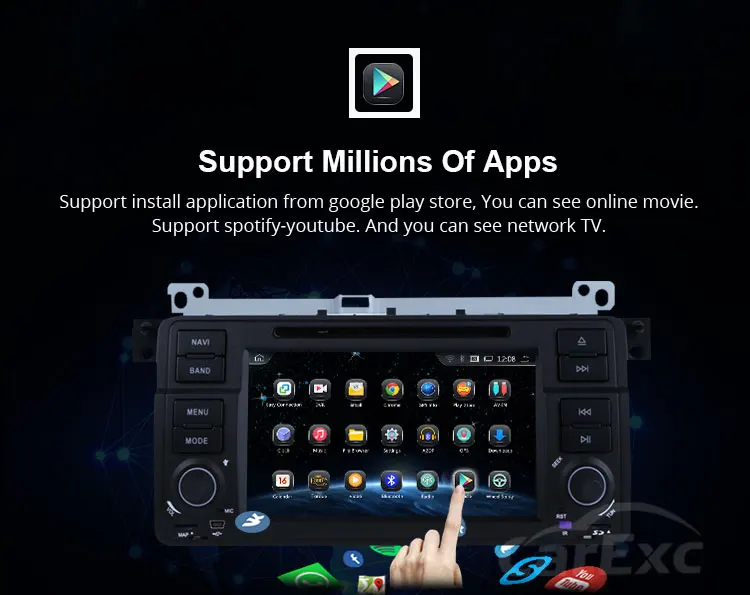 Clearance CarExc Android 9.0 OS For BMW E46 M3 3 Series Car DVD Player With GPS Navigation System WiFi Bluetooth USB SD Radio Multimedia 24 Clearance CarExc Android 9.0 OS For BMW E46 M3 3 Series Car DVD Player With GPS Navigation System WiFi Bluetooth USB SD Radio Multimedia 24