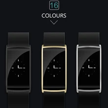 IP67 Водонепроницаемый умный Браслет крови Давление монитор сердечного ритма 0,96 дюймов OLED Экран смарт-браслет на запястье Фитнес часы-браслет