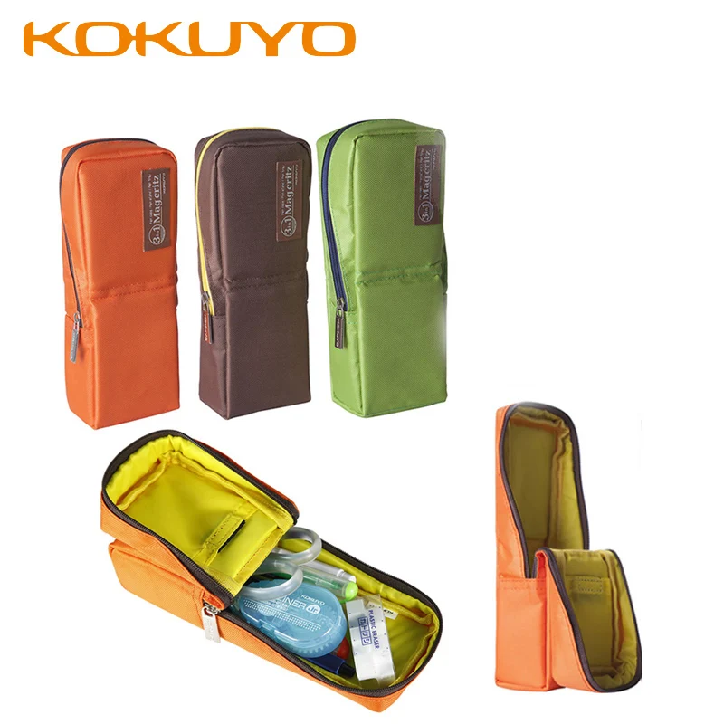 

KUKUYO Cute Portable Canvas Pencil Bag Make Up Bags Stationary School Tools For Kids Children Zipper Pencil Case School Supplies