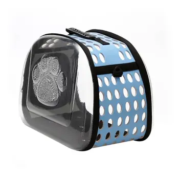 

Pet Cat Puppy Transparent Carrier Breathable Portable Foldable Travel Handbag Carrying Shoulder Bags