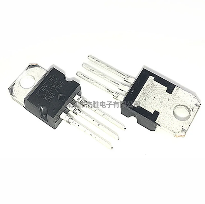 

10PCS STP75NF75 TO-220 P75NF75 TO220 75NF75 High power FET inverter MOS tube large chip