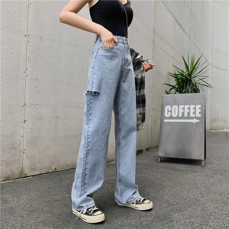 Xs Xl 2019 Otono Estilo Coreano Chic Mujer Pantalones Vaqueros