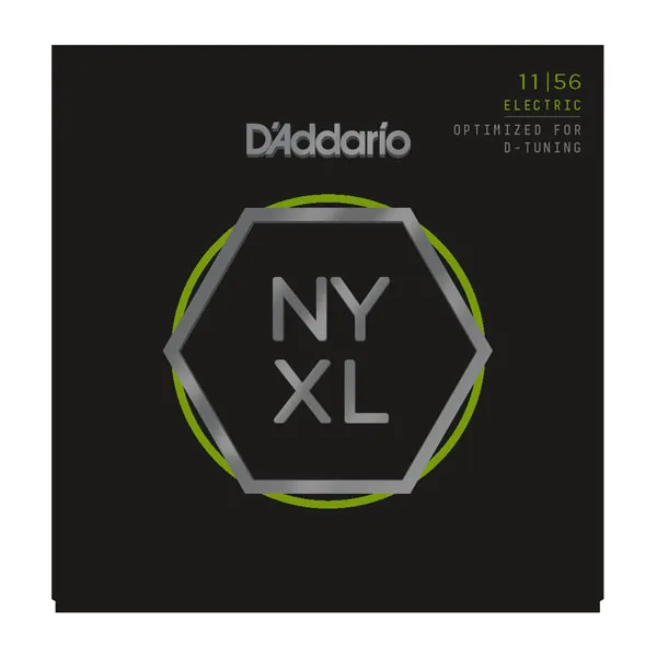 D'Addario NYXL крупной вязки с никелевой обмоткой Струны для электрогитары NYXL1152 NYXL1156 NYXL1254 NYXL1260 - Цвет: NYXL1156