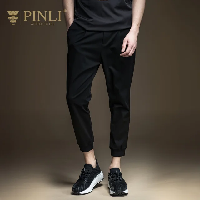 Jogger Military Promotion Midweight Casual Mid Jersey Pinli Pinly New Spring Men’s Leisure Pants Knitted Upon Nine B171317089