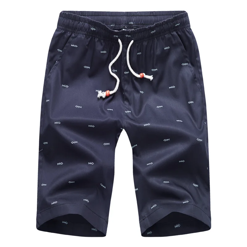 

2019 New Fashion Summer Casual Men Beach Shorts Printing Breathable Soft Male Homme Loose Short Pants