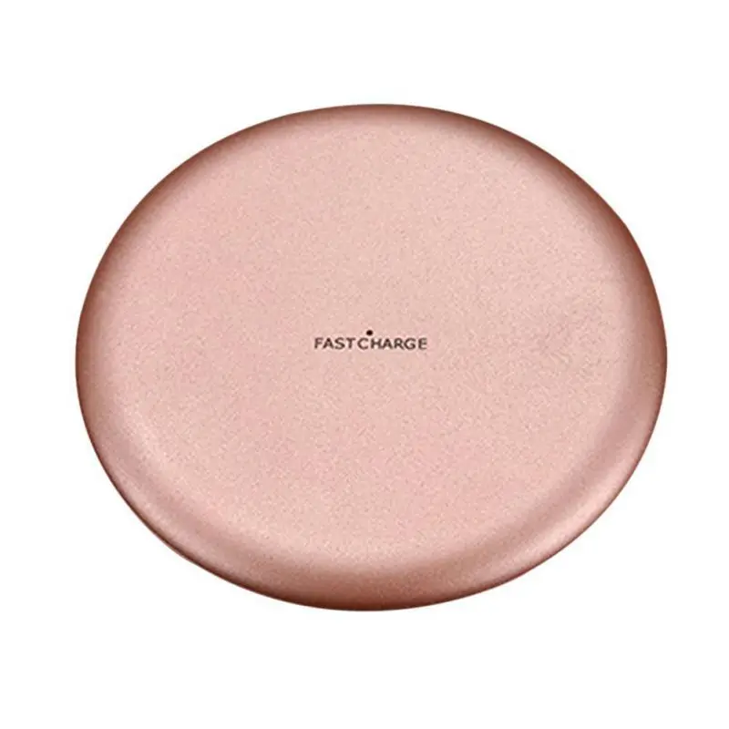 

Mobile Phone Chargers For iPhoneX 8 QI Wireless Charger Pad for Samsung Note 8 Fast Charging Mobile Phone Desk Mat