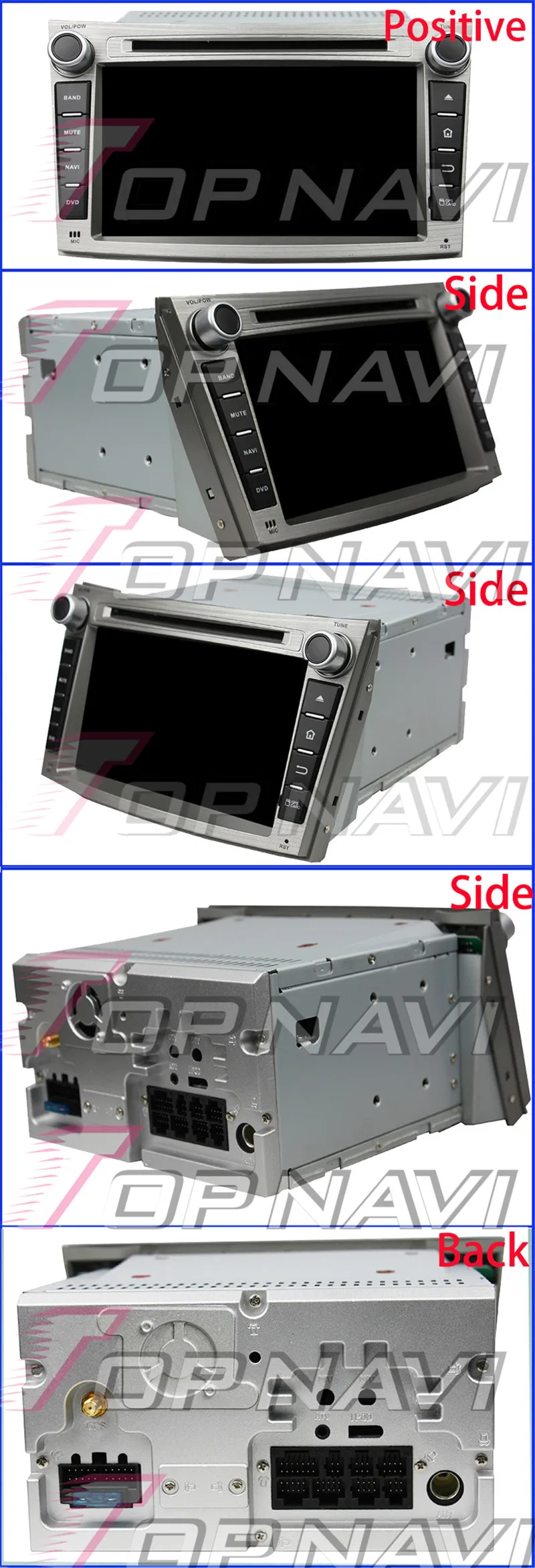 android car stereo 2 din quad core For Suabru Legacy 2009
