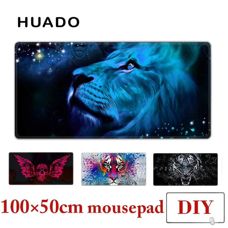  Gaming Mouse Pad rubber mousepad desk mat carpet 100X50cm large mouse mats for overwatch/steelserie