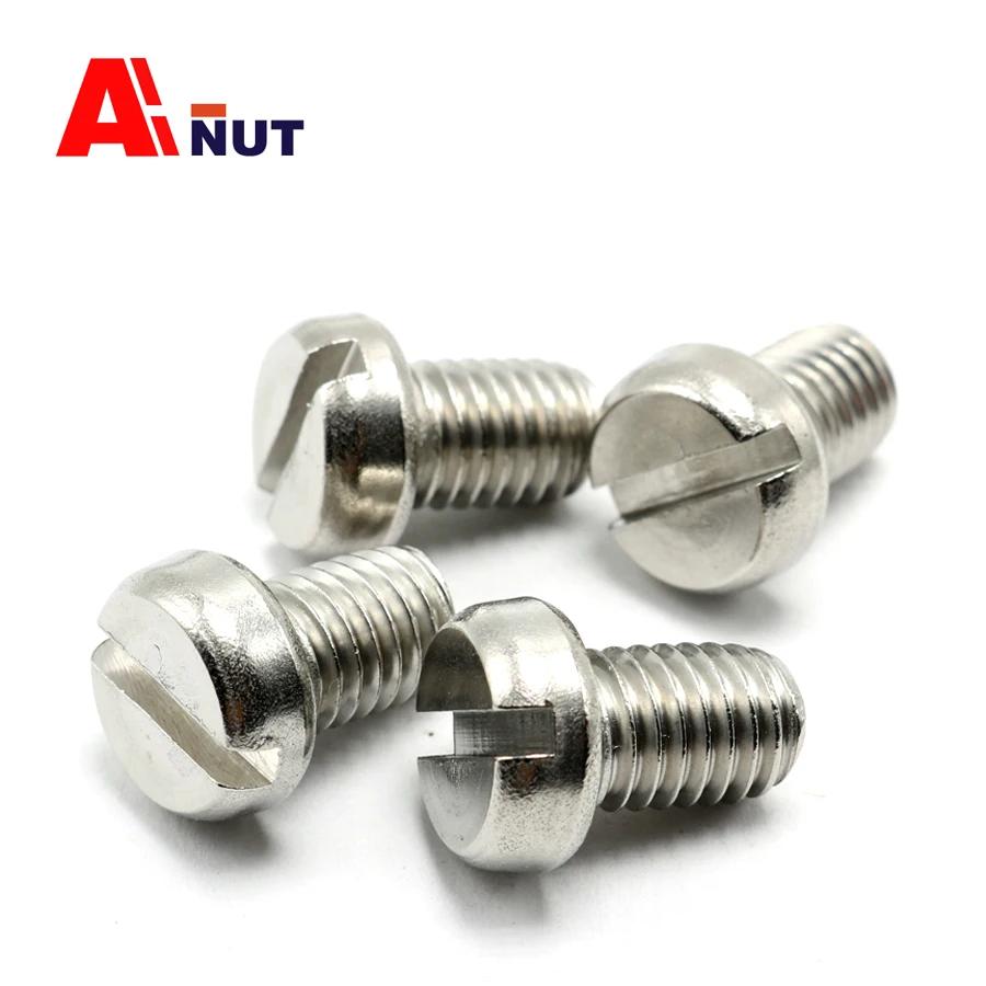 m1.6 m2 m3 m4 slotted cheese head bolt , 304 stainless steel slotted