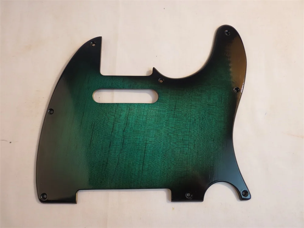 

1pcs maple wood blue Tele Style Guitar Pickguard 3 Ply for Telecaster #4394