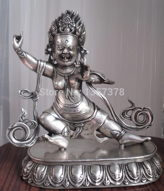 

shitou 00102 Buddhism Bronze Vajrapani Chanai Dorje buddha statue 21 cm tall
