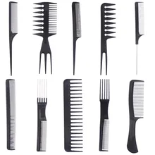 10pcs/set Hair Brush Set Makeup Combs Pro Comb Kits Hair Smooth Straightening Anti-static Hair Care Hairbrush Hair Styling Tools